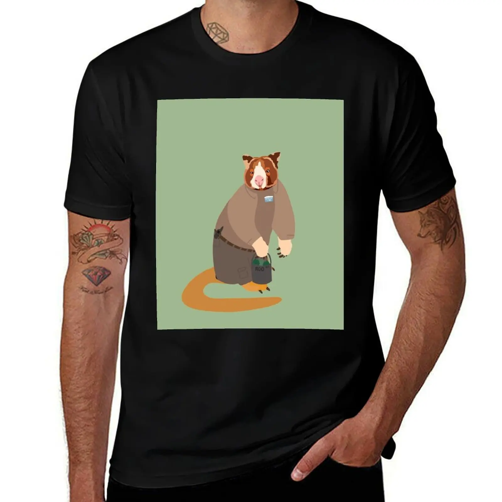 

Animals as Zookeepers: Tree Kangaroo T-Shirt t shirt for man 100 percent cotton man t shirts for men t shirts designer T-Shirt