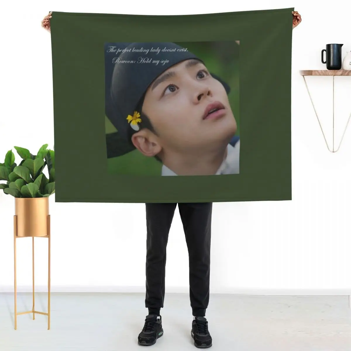 The Perfect Leading Lady Doesn't Exist...Rowoon Throw Blanket Single Luxury Brand Cute Plaid Retros Moving Blankets