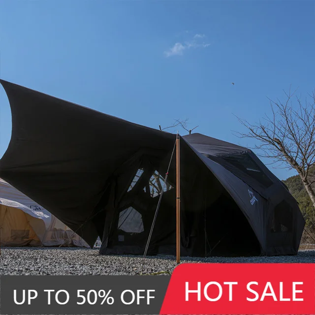 Coody Bestona Air Tent Black Spacious Inflatable Shelter Luxury Outdoor Camping Tent For 3-8 People