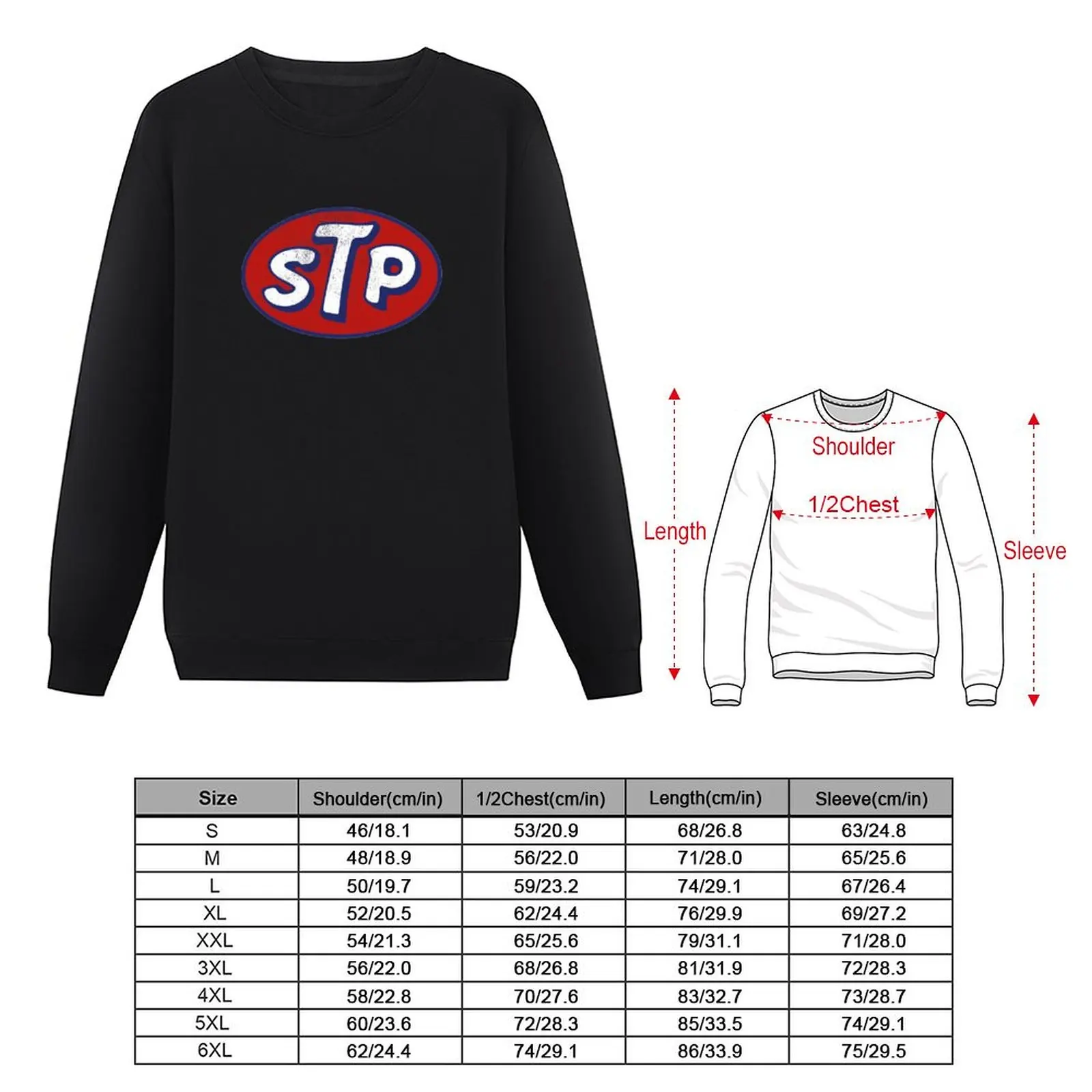 STP March Logo Vintage Sweatshirt men's autumn clothes korean clothes autumn clothes new sweatshirt