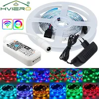 5M 10M LED Strip RGB 5050 Light Flexible Ribbon Stripe DC 12V Diode Tape WIFI Control For BackLight Lamps Night Lighting 150Led