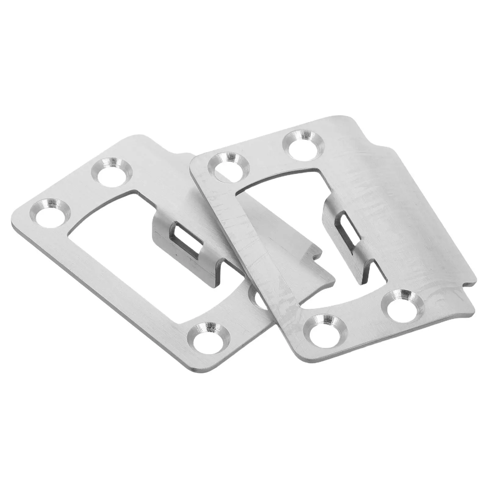 Door Strike Plate Gasket Pull Plates Stainless Steel Security Interior Doors Universal Compatibility Impact Distribution