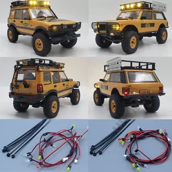 FMS FCX24M Camel Cup 5v Lighting Upgrade System Front and Rear Lamp for 1/24 RC Crawler Car FCX24M Discovery Range Rover Parts