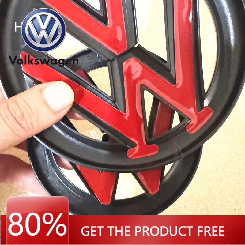 

Для VOLKSWAGEN: 2 шт. накладки на решетку радиатора/заднюю эмблему, наклейки с логотипом для Volkswagen VW POLO, Scirocco, GOLF 5, 6, 7, 8, MK5, MK6, MK7