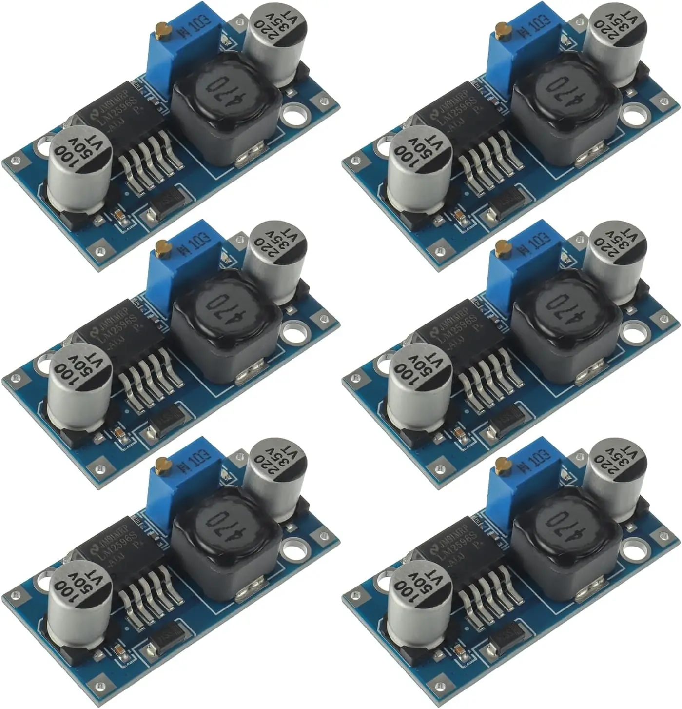 10/1 шт. LM2596 понижающий модуль постоянного тока в постоянный, регулируемый понижающий преобразователь, регулятор напряжения, модуль питания LM2596