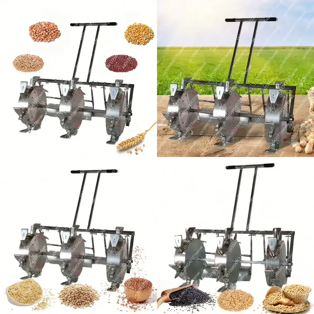 New Style Hand Push Seeder Machine Easy to Operate Vegetable Seed Planter for Farm Use
