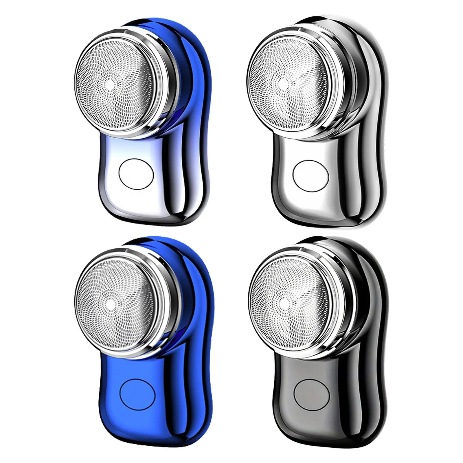 Electric Mini Shaver Compact Portable Beard Razor for Office Home Outdoor