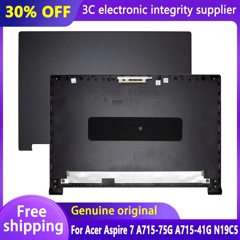 New Original for Acer Aspire 7 A715-75G A715-41G N19C5 Laptop Case LCD Screen Back Cover Top Houisng Notebook Parts Replacement