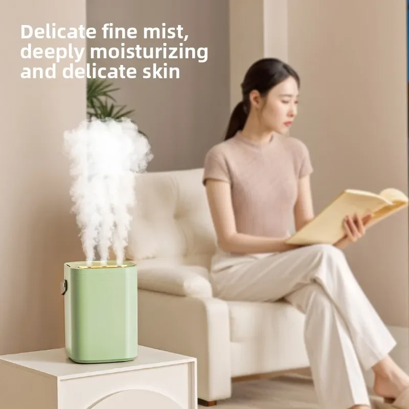 3 Nozzle Humidifier Fast Humidification Humidifie Relaxing Night Light Humidifierfor Large Room Aromatherapy Humidifier with LED