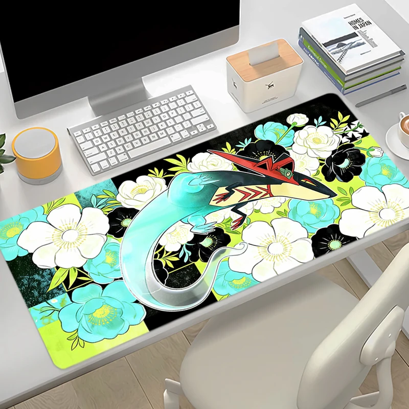 Gamer Mouse Pad Large Anime P-Pokemon Dragapult Desk Mat Laptop Office PC Cabinet Mousepad XL Gaming Accessories Keyboard Carpet