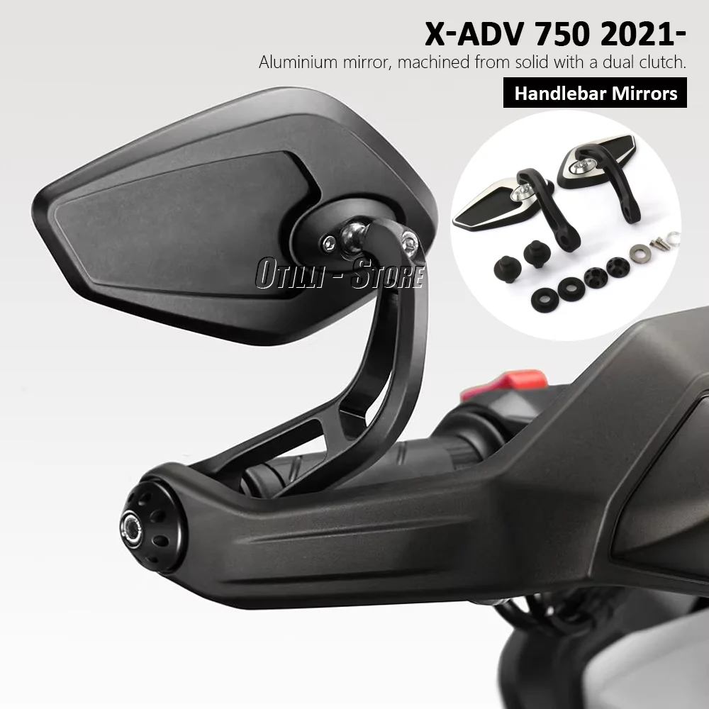 

XADV750 Motorcycle Rear View Side Mirror HandleBar End Mirrors Kit New For Honda XADV 750 X-ADV 750 2021 2022 2023 2024