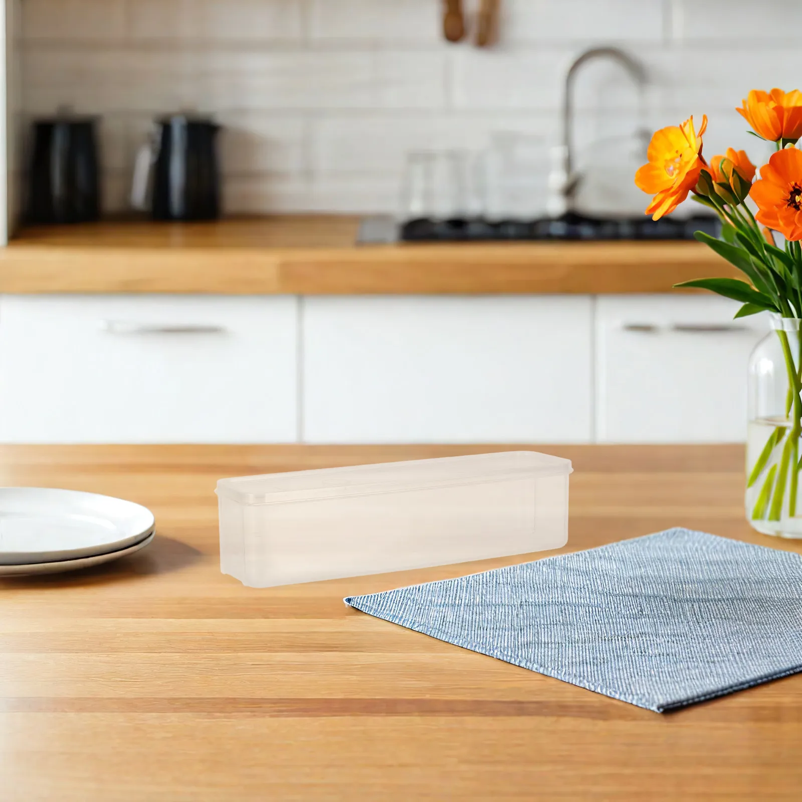 

Набор из 6 контейнеров для итальянской пасты: прозрачные прямоугольные пластиковые контейнеры с герметичными крышками для спагетти, лапши, круп, риса, муки