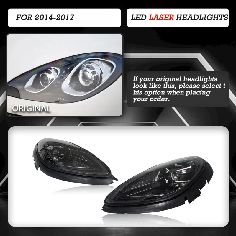 

Car style Headlights For an 2014-2022 to matrix style full LED Auto Headlamp Assembly Projector Lens Accessories Kit
