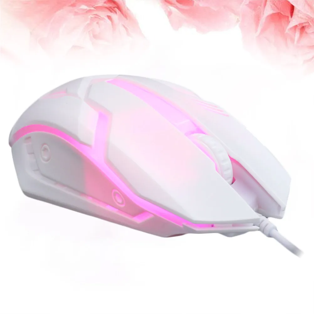 Backlit USB Gaming Mouse Colorful Light Ergonomic Design Accurate Operation Computer Game Accessories for Home Dorm