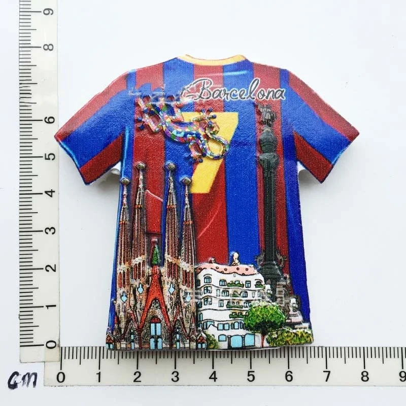 Spaanse Barcelona koelkastmagneet UV-print mozaïek danseres ontwerp wanddecoratie stadswonder gebouw huisdecoratie