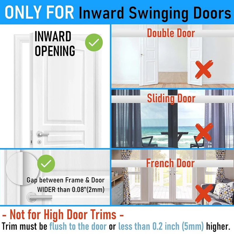 Домашняя безопасная дверь, внешний усиленный замок для двери, блокировка устройства, защита от детей, дверь замок из арматуры