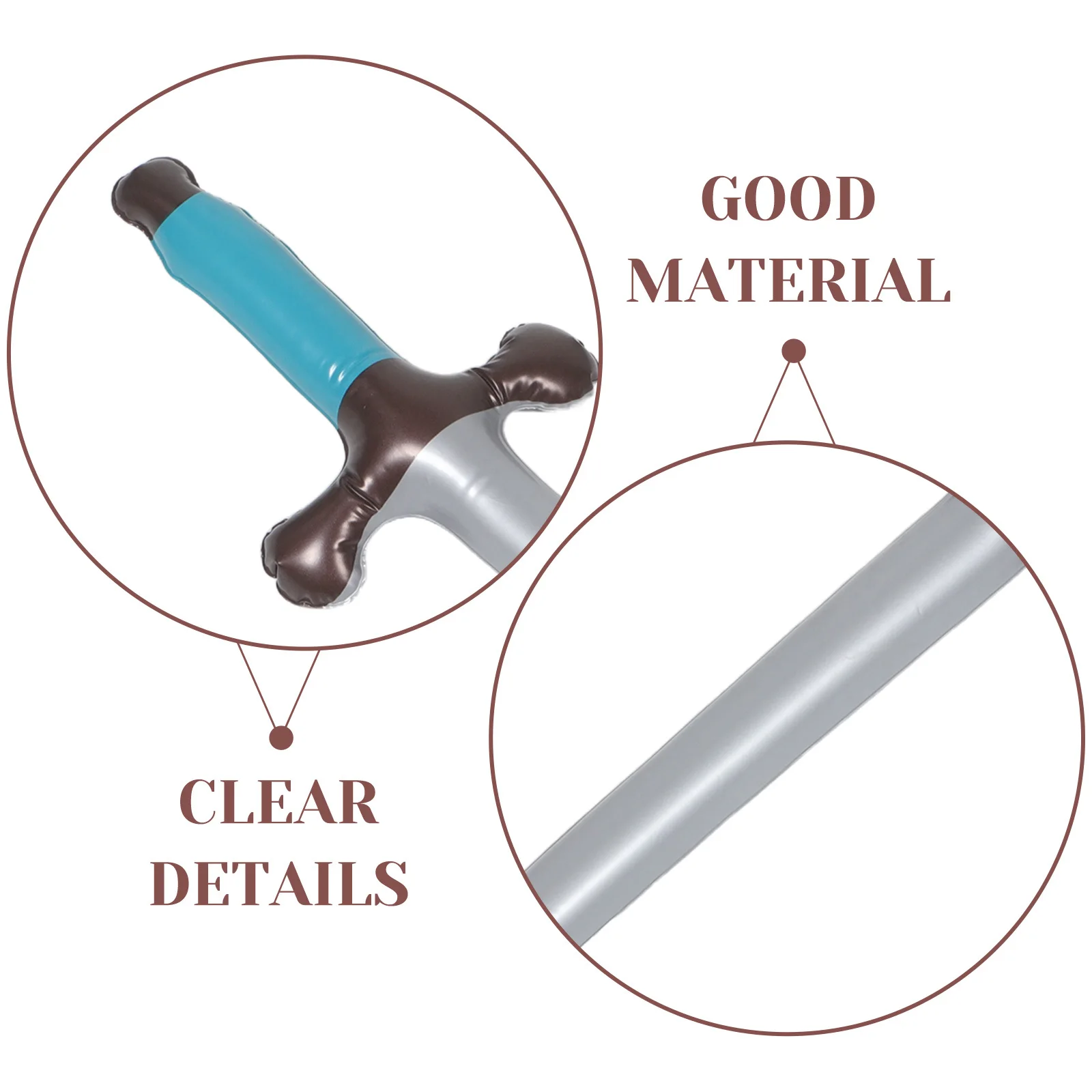 9Pcs Inflatable Pirate Swords for Kids Safe PVC Lightweight Role Play Props Birthday Parties Cosplay Outdoor Fun Accessories