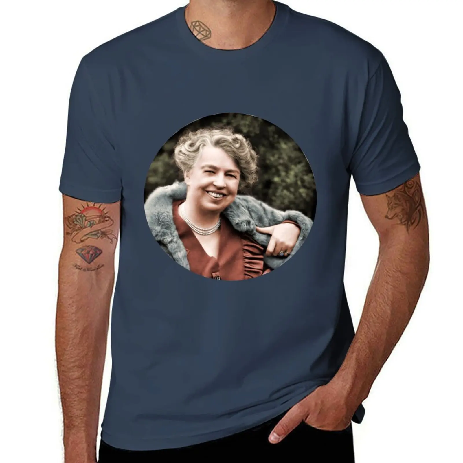 

1943 Roosevelt Eleanor T-Shirt Trendy Casual Short Sleeve Shirt