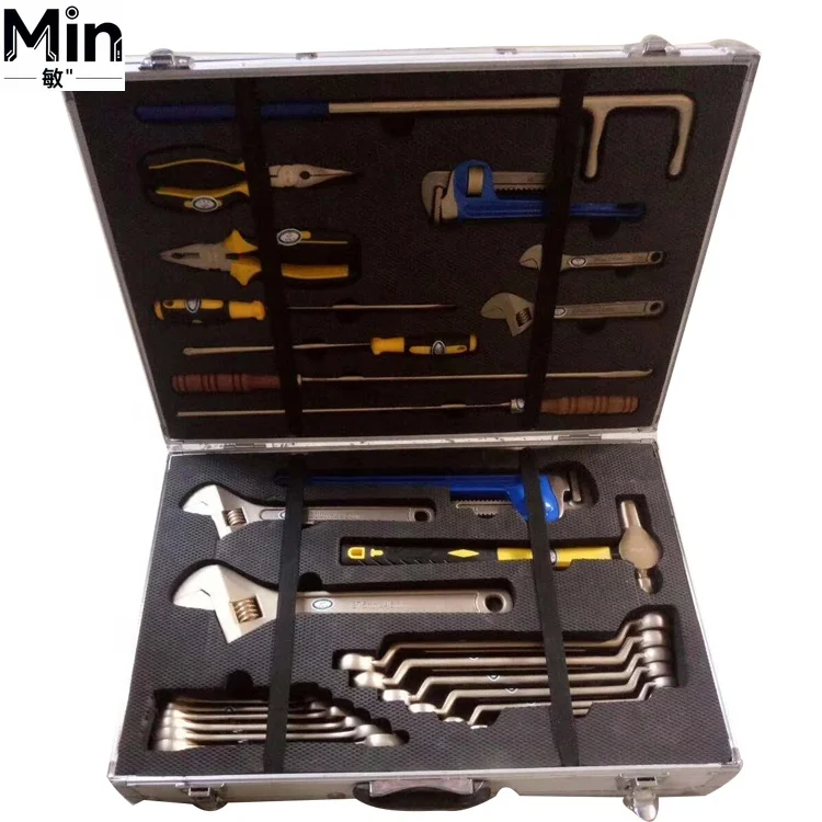 Factory Supply Explosion Proof Non-Spark Tool Kit OEM Supported Industrial Multipurpose Hand Tools Packed in Durable Storage