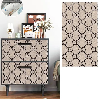 Papel de aluminio autoadhesivo para decoración de habitación, pegatinas de fondo gruesas e impermeables para Muebles, armarios, armarios, puertas, armarios, papel de contacto de vinilo