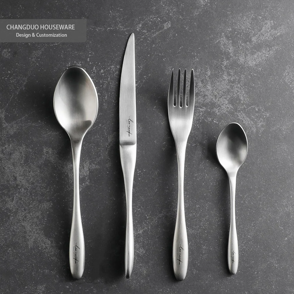 

4pcs 304 Stainless Steel Knife Fork Spoon Silver Cutlery Set Western Tableware Dinnerware Mirror Elegant Dinner Flatware Gift