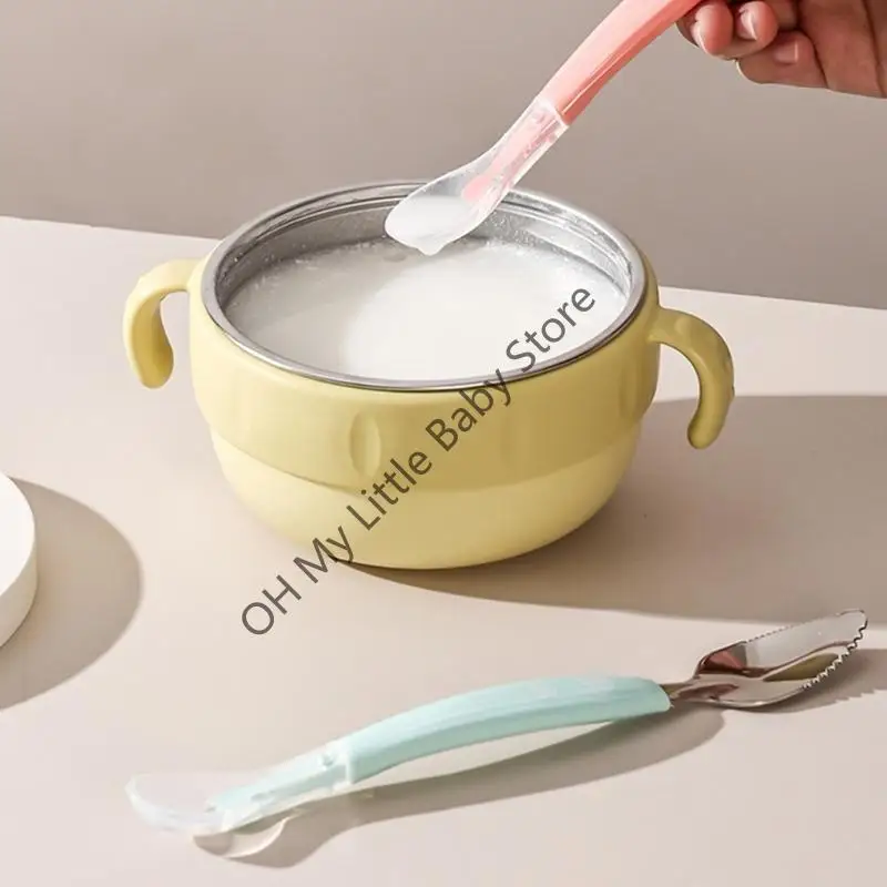 ملعقة تغذية الأطفال التكميلية M76C، أداة تغذية خردة هريس الفاكهة للأطفال