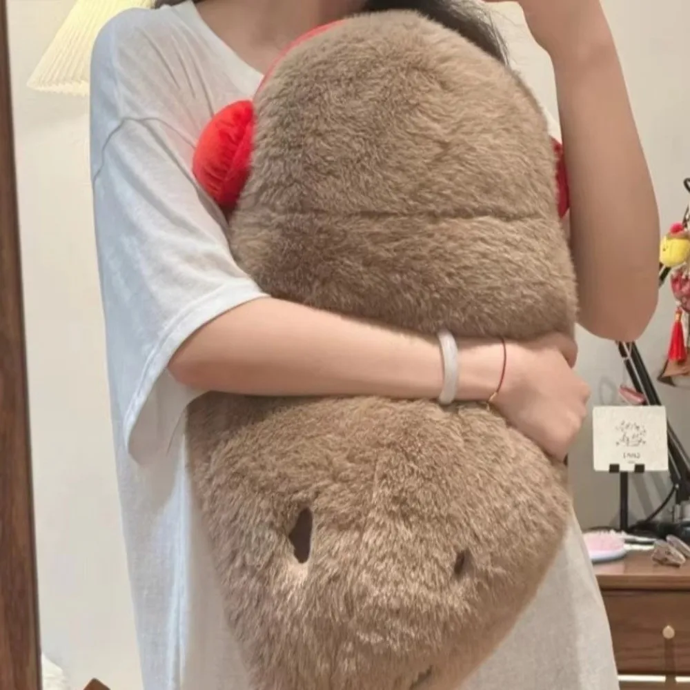 Animal Seal Seal Plush Doll Cartoon Brown Seal Sea Creature Stuffed Animal Cute Kawaii Seal Plush Pillow Gift for Kids
