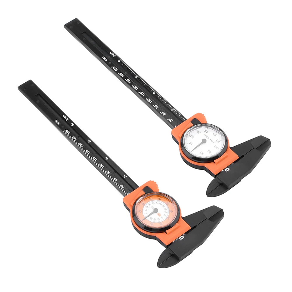 

Measuring Dial Digital Caliper 0-6" Professional Gauge 0-150mm porfessional Tool Plastic Inch Metric Measure Tool