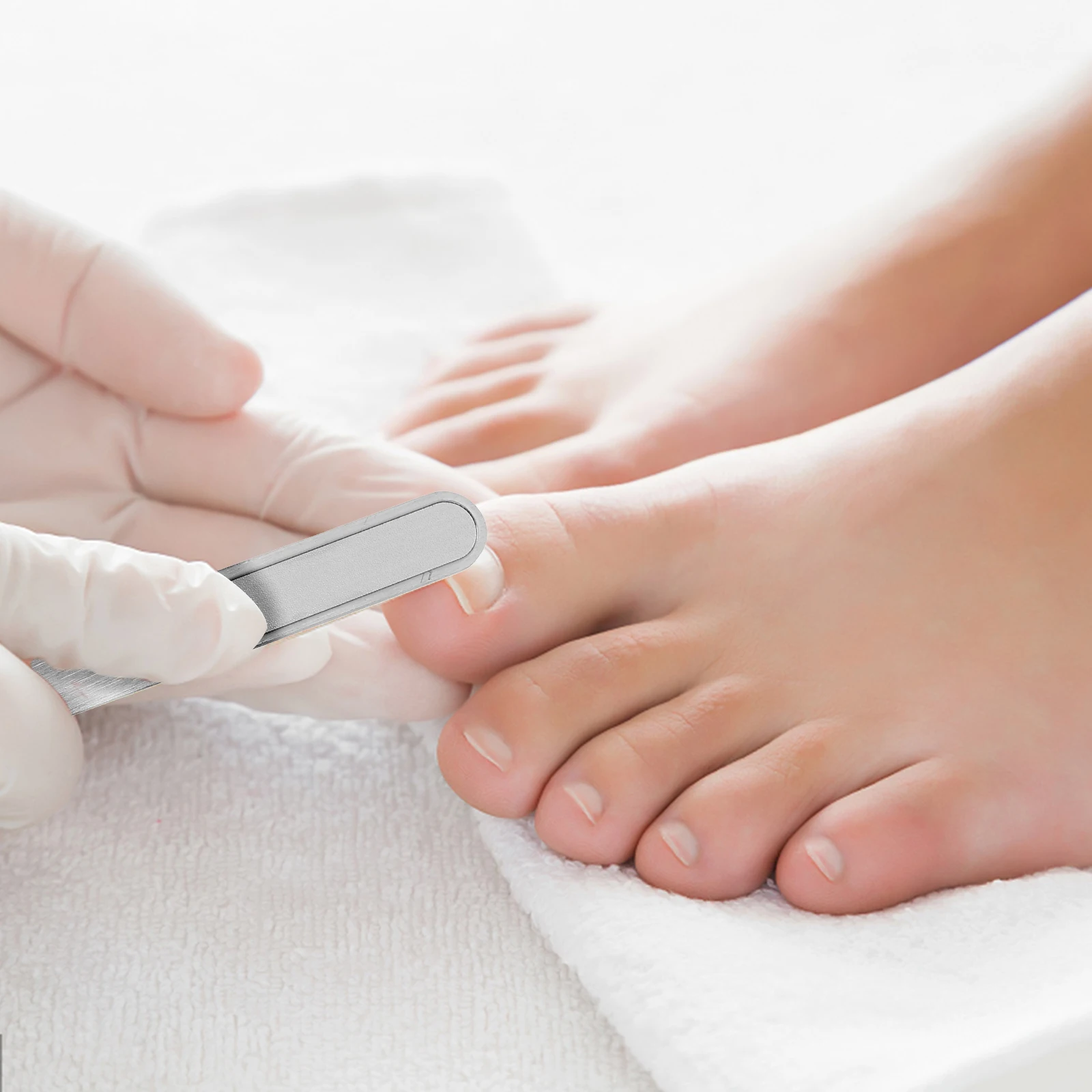 

1Set Stainless Steel Toenail Clipper Set Nail Care Tool Multifunctional Precise Edges Pedicure Supplies Silver