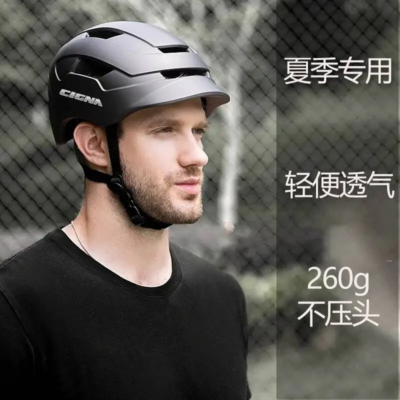 Bike Men And Women, Summer Breathable Half Helmet, Ultralight Safety Helmet For Riding Electric Bikes, Large Size, All Seasons