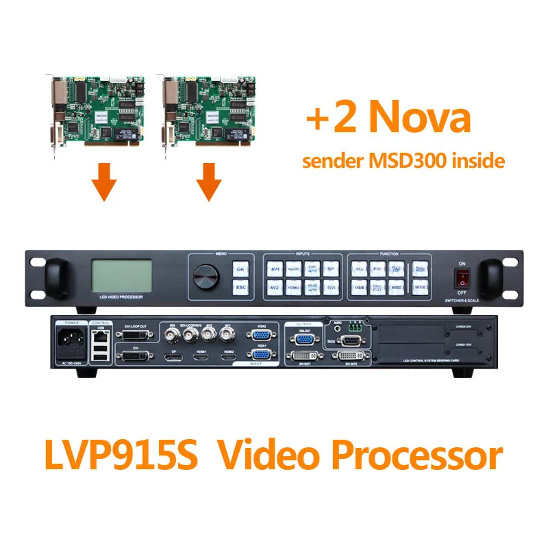 AMS-LVP915S Extra SDI Led Display Video Wall Processor Support TS802D MSD300 S2 Send Card