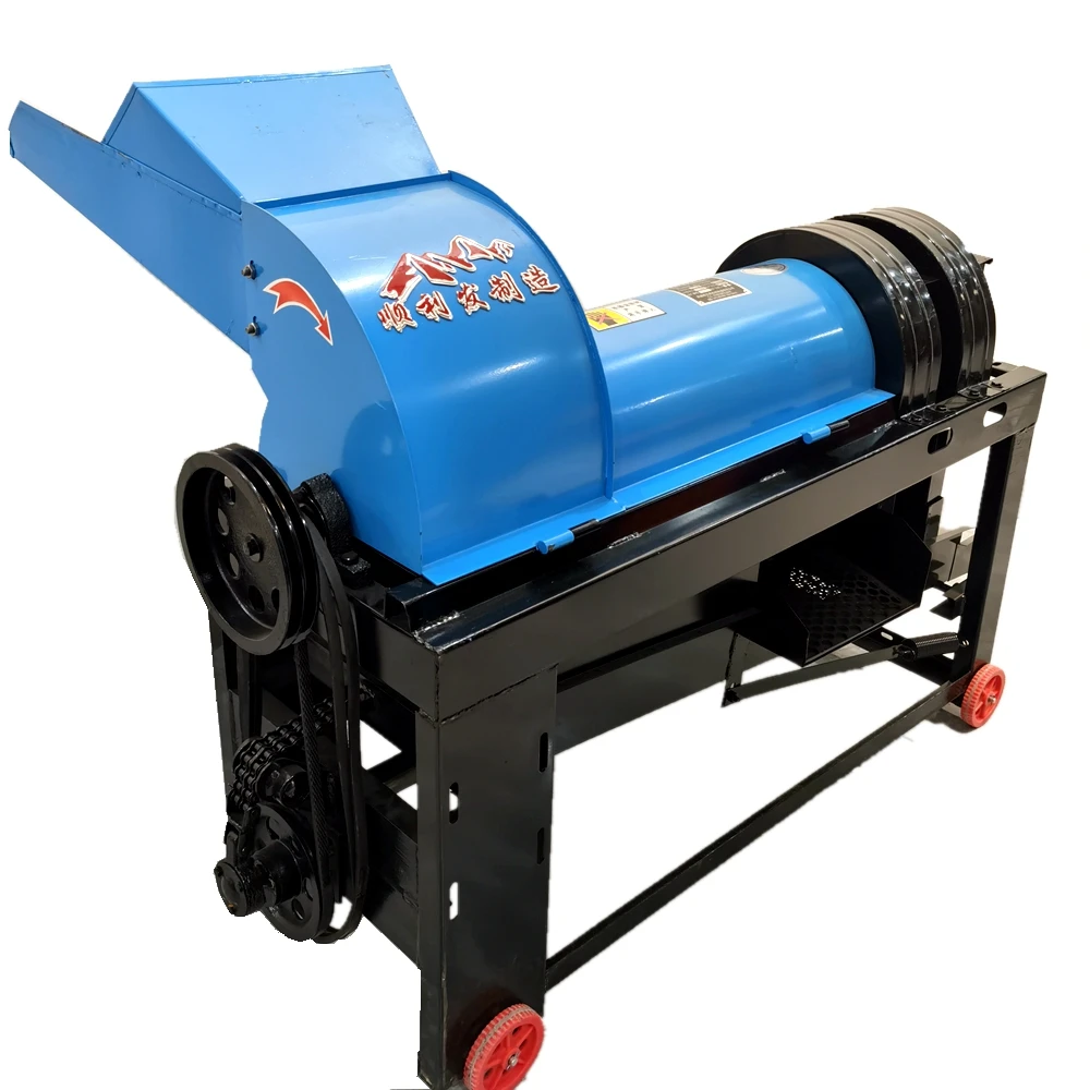 

Multifunctional electric thresher dry and wet dual-purpose corn soybean sorghum Atractylodes millet no-peeling threshing machine