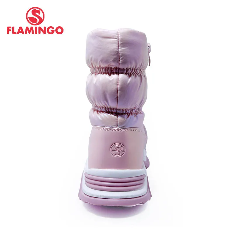 FLAMINGO Winter Wool Keep Warm Shoes Anti-slip Children High Quality Snow Boots for Girl Size 28-33 Free Shipping 232D-Z31-4121