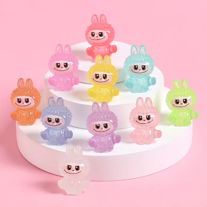 

20Pcs New mini Labubu Doll Animes Ornament three-dimensional Random Surprise Toys Decoration Accessories Gifts