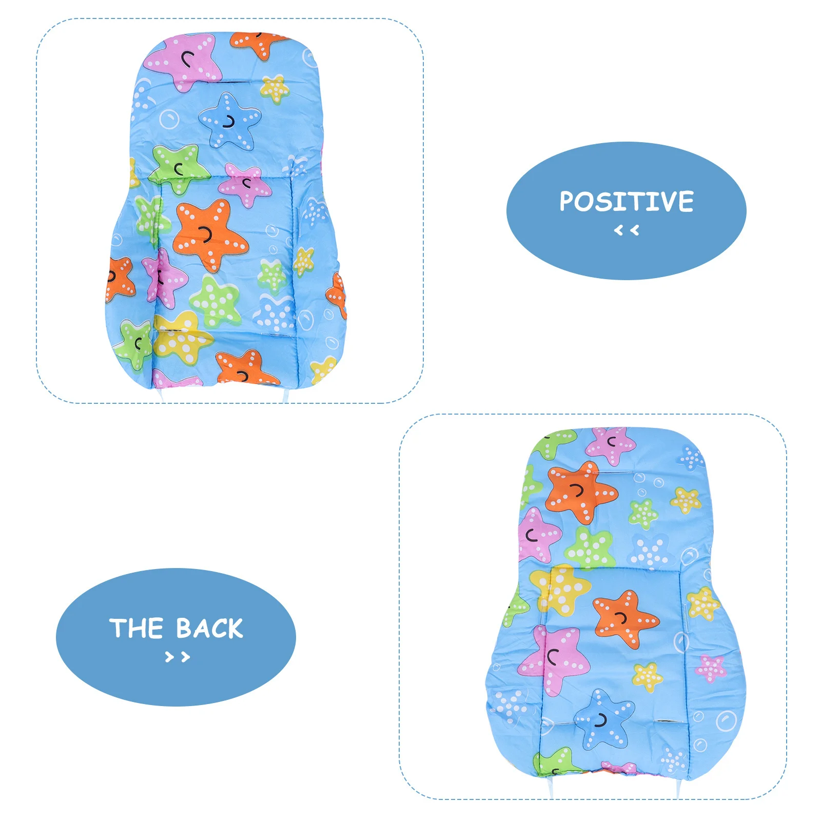 

Baby Stroller Mat Large Size Cartoon Lightweight Breathable Baby Strollers Infant Seat Mat Summer Sleeping Cushion