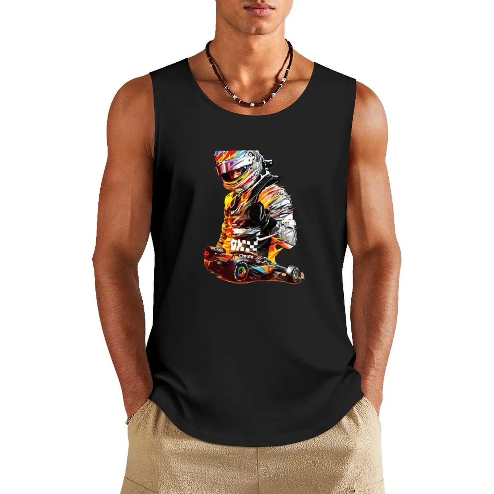 Blazing Oscar Piastri Tank Top Muscle fit Men's t shirt T-shirt sports t-shirt Men's