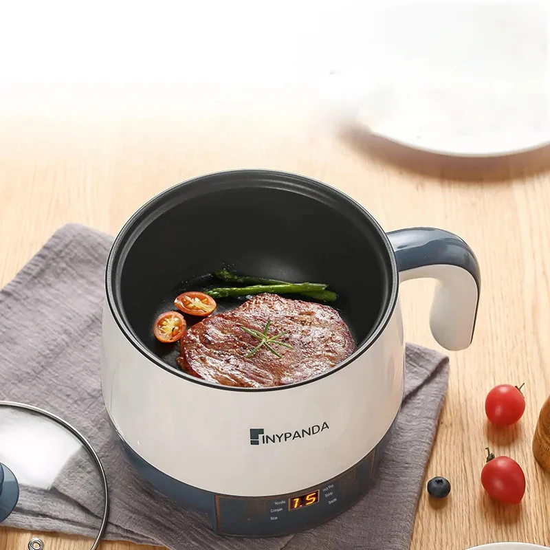 Electric Rice Cookers Mini Portable Multicooker Smart Multifunctional Flat Stew Saucepan Steamer Ramen Pot Home Appliance 220V