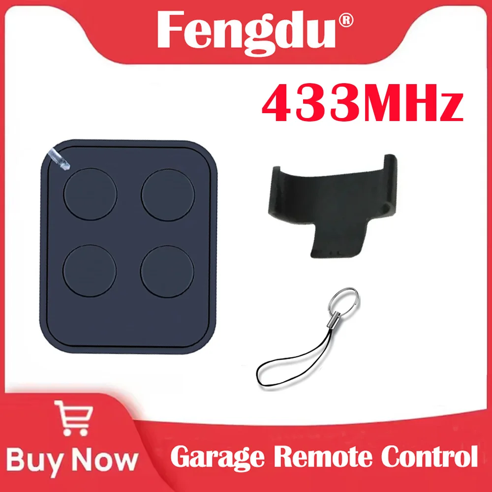 Garage Door Remote Control 433.92MHz Rolling Code Transmitter Garage Door Opener