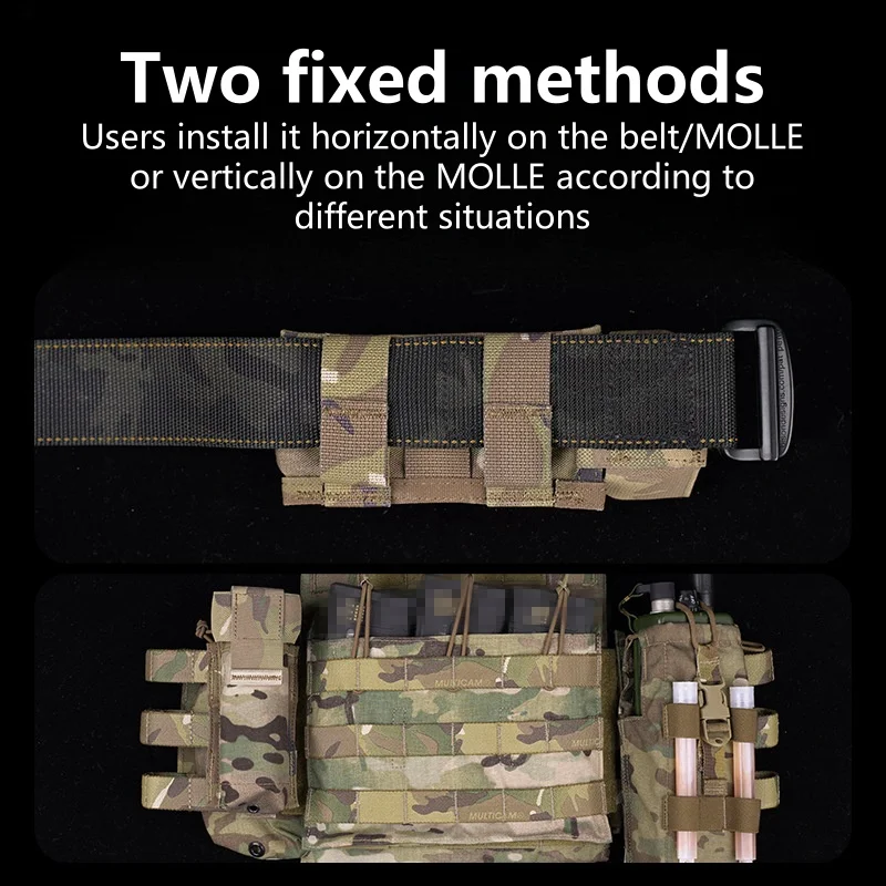 Outdoor Versatile Tourniquet Holder EMT Trauma Kit Storage Micro MED Pouch Molle Mounting Camping Vest Accessories