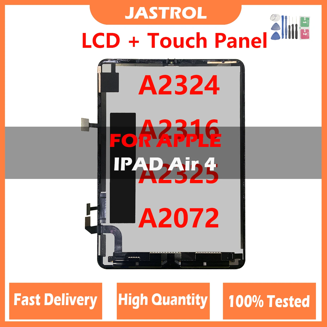 New LCD Display For Apple iPad Air 4 4th Gen Air4 2020 A2324 A2316 A2325 A2072 LCD Screen Touch Digitizer Assembly Panel Replace