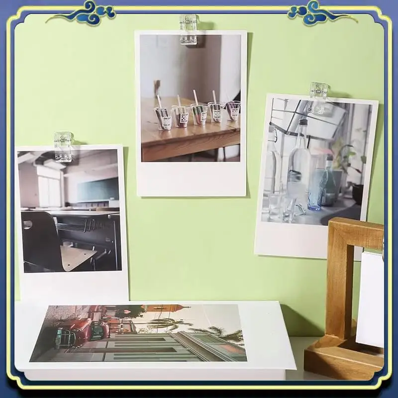 Portable 100PCS Tapestry Clips Wall Clips Photo Clips Light Clips For Office Photo Christmas , Clear