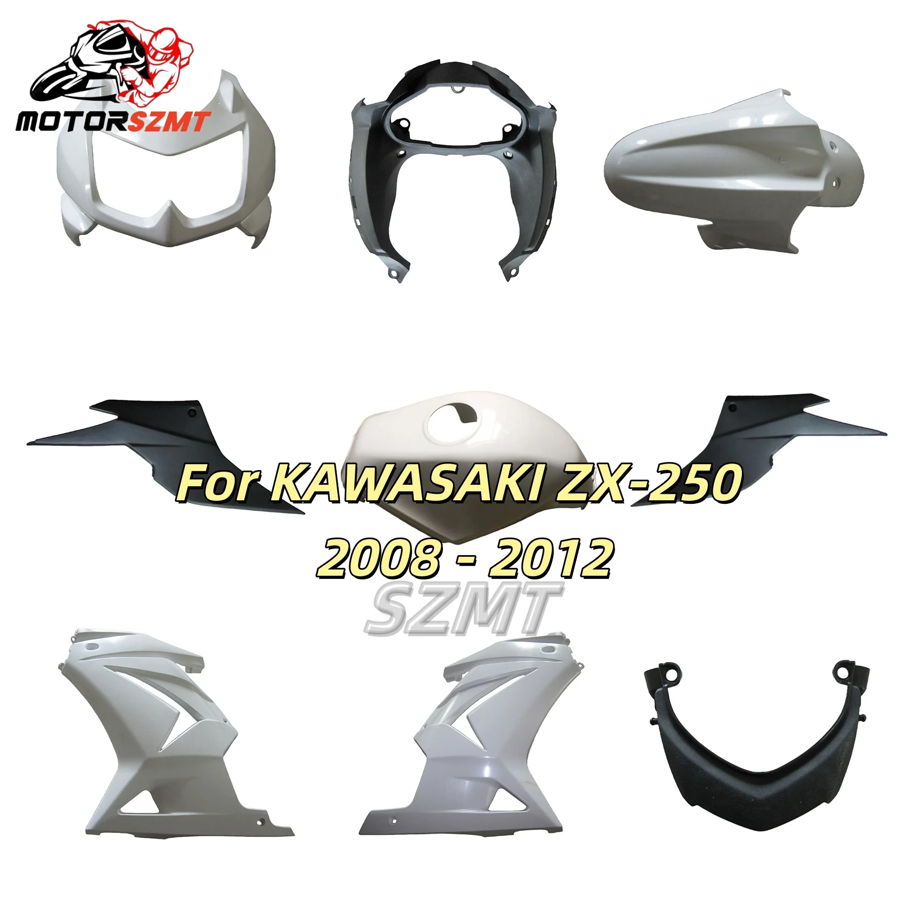 Motorcycle Full Fairing kit fit for KAWASAKI Ninja 250R ZX250 2008 2009 2010 2011 2012 EX250 ABS Injection Bodywork set
