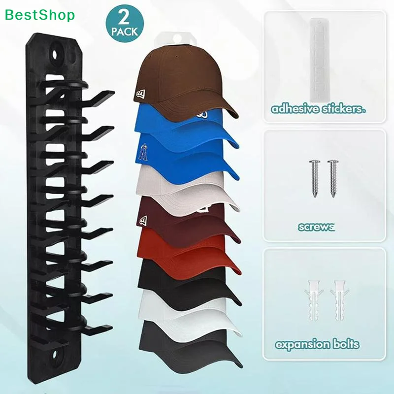 ♬1 Set Baseball Caps Organizer Closet Cap Rack Hat Organizer For Baseball Caps Space Saving Sundries Storage For Door Closet