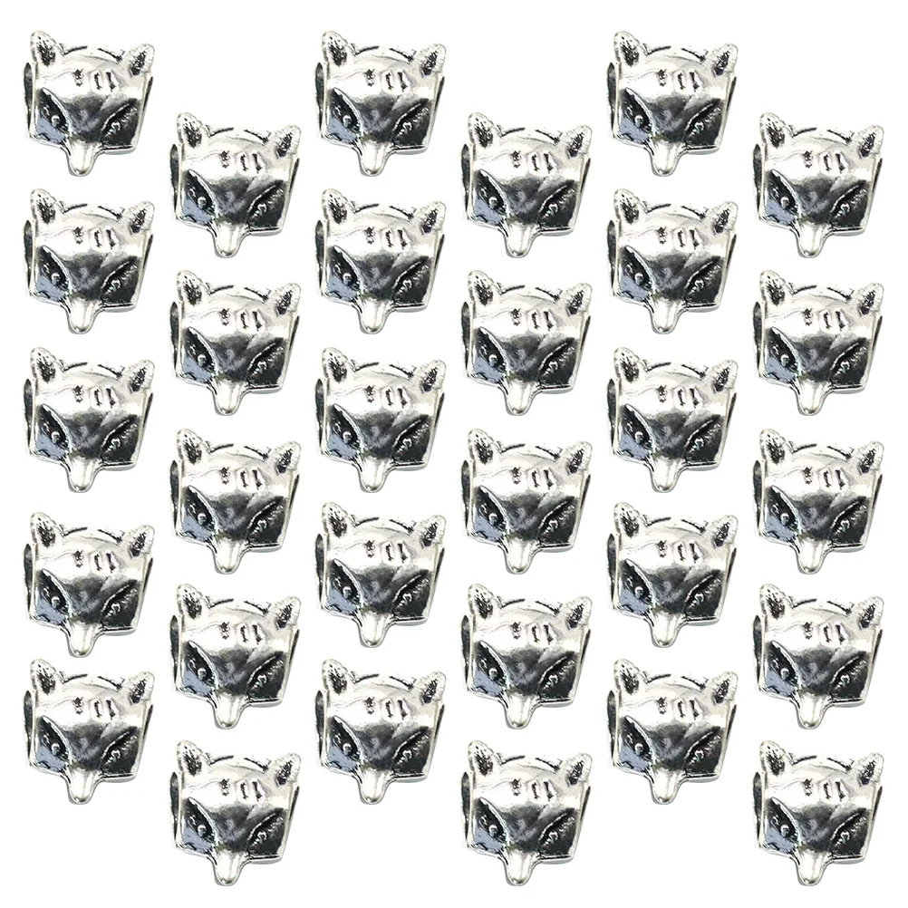

30 Pcs Beaded Jewelry Accessories Charm Pendant DIY Charms Making Pendants Alloy