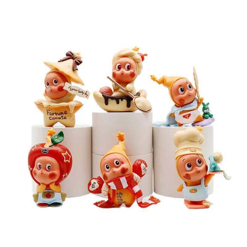 6 قطعة وميض وميض بي ليتل ستار سلسلة صندوق أعمى اللعب Kawaii أنيمي عمل الشكل مفاجأة صندوق غامض دمى الفتيات هدية