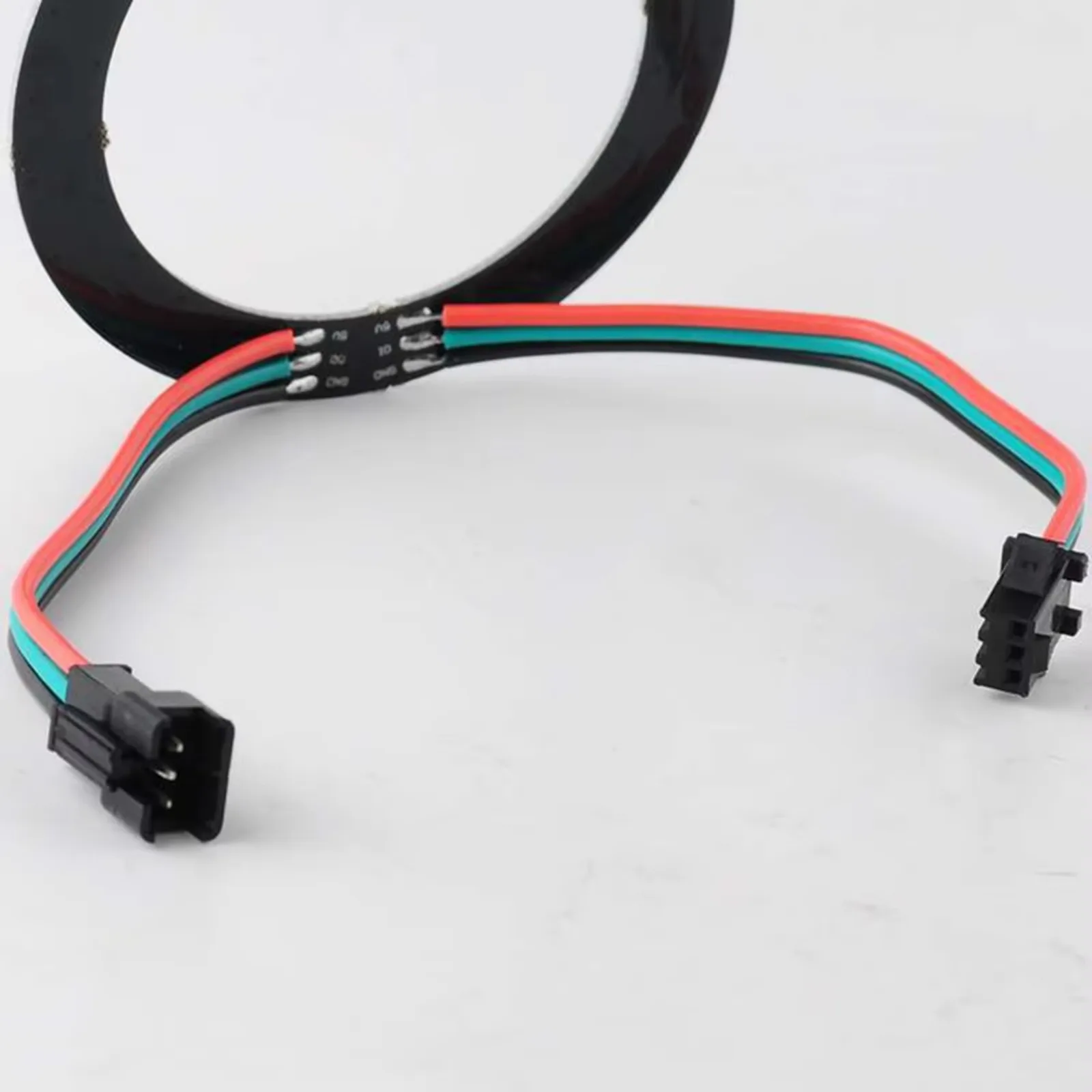 10PCS WS2812B RGB LED Ring 5050 Programmable Built-in Driver, 24-Bit 256 Grayscale Adjustable, 5V DC Fiberglass Board