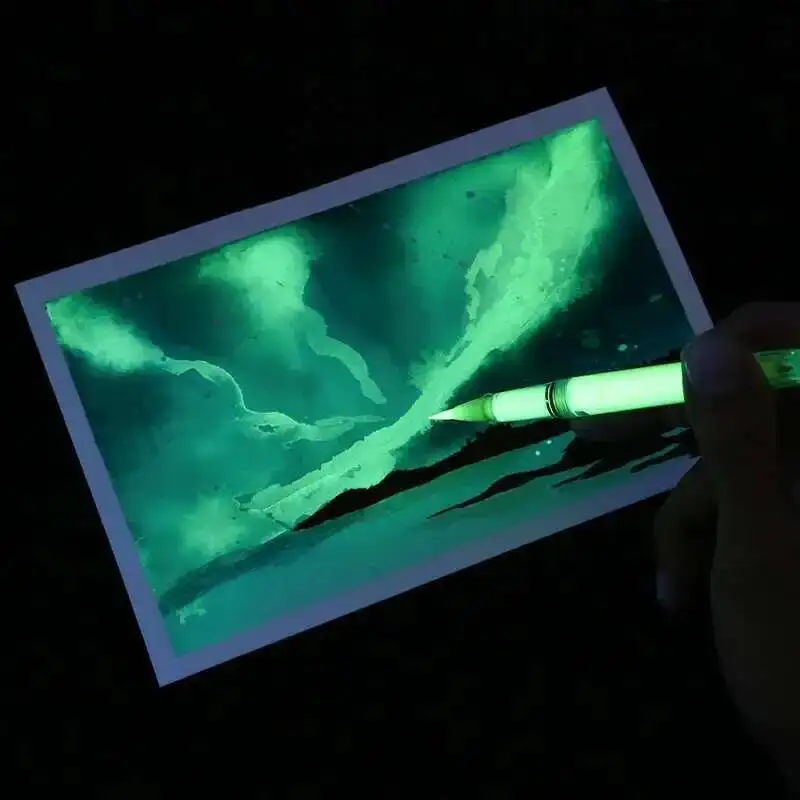 Lighthouse Invisible Fluorescence Ink Pen Non Carbon Colour Ink Aurora Color Ink 50ml