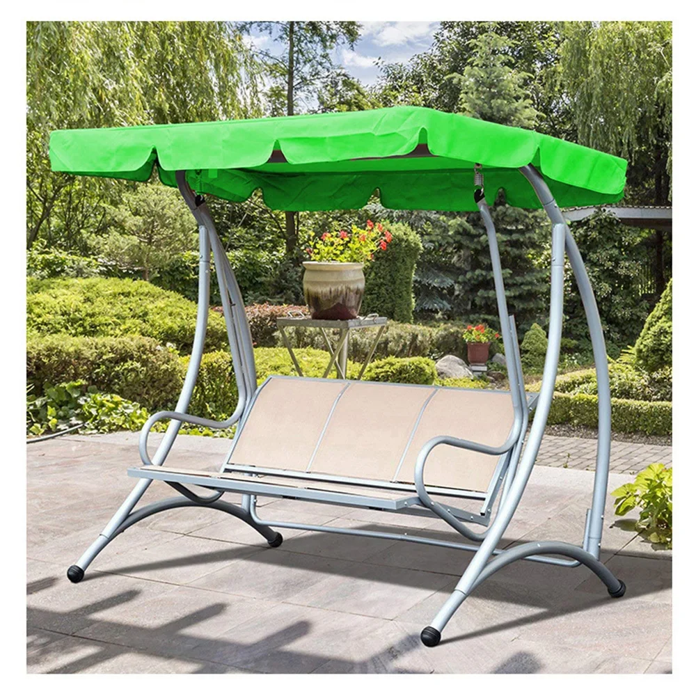 Waterproof Canopy Swings Top Rain Cover Garden Courtyard Outdoor Swing Seat Hammock Roof Canopy Replacement Swing Chair Awning