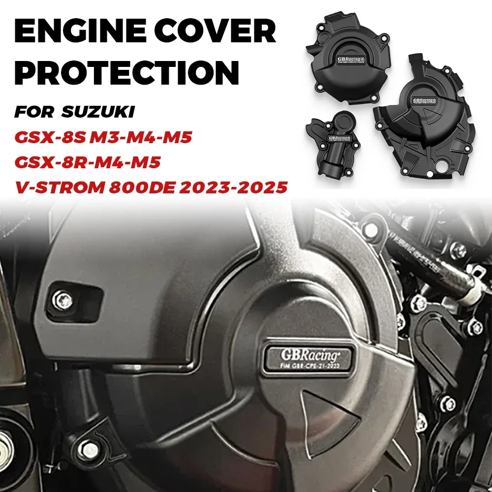 

Motorcycle Accessories Engine Protection Cover Guard Set For Suzuki GSX-8S GSX-8R V-STROM 800DE 2023-2025