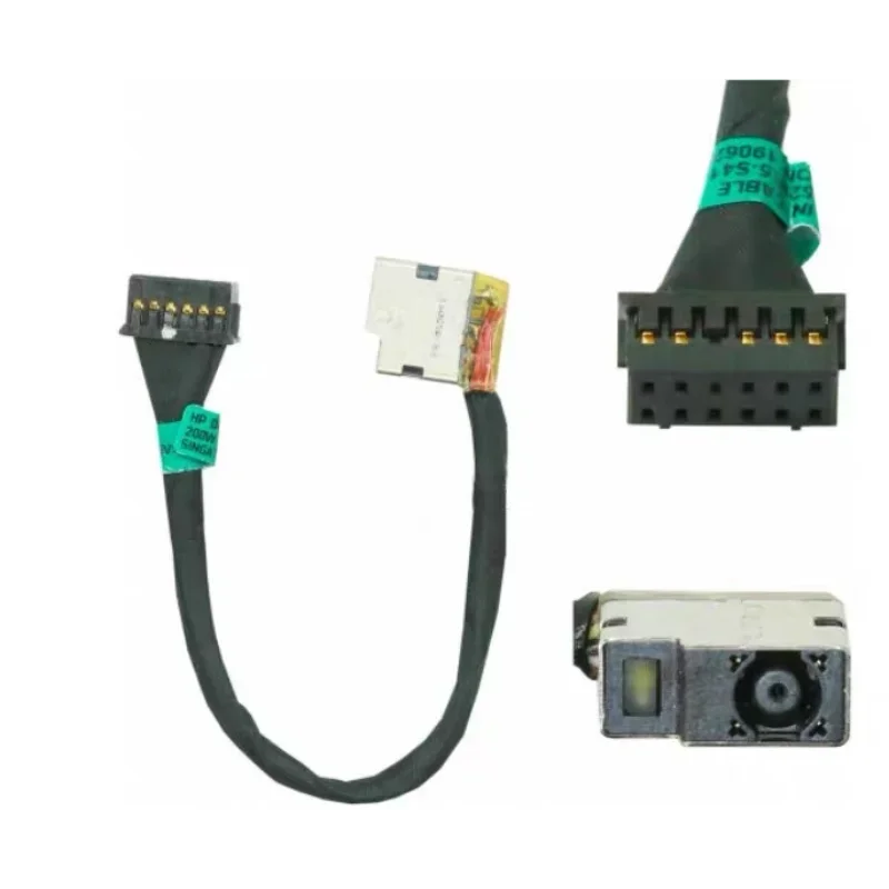 Replacement Laptop Charging Port DC in Power Jack Cable for 15-DK 17-CB Series L52815-T41 L52815-Y41 CBL00857-0120